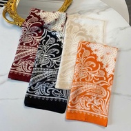 Square silk scarf for women 70 70x70cm turban bandana, beautiful, high-quality head covering to make