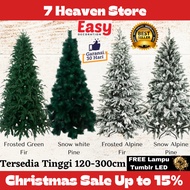 Christmas TREE 1 METER HIGH 1.5 METER / 150CM / 5 FEET PREMIUM PP PLASTIC NEEDLE MATERIAL