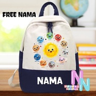 (FREE Name) PLANET SPACE ELEMENTS CHILDREN'S BACKPACK