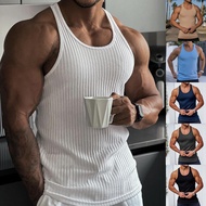 Vertical Stripes Outdoor Leisure Fitness Sports Slim-fit I-shaped Vest Men's Clothing 5.19