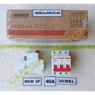 Mcb 3 PHASE 40A HIMEL SNI HDB3wHN3C40