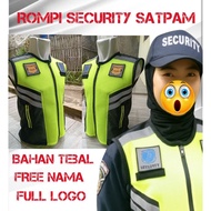 FREE CHEST NAME SECURITY VEST, THICK MATERIAL, SECURITY VEST, SECURITY VEST, NET VEST, DOUBLEMESH VE