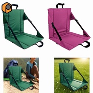 prettyia Stadium Seat, Bleacher Chair with Backrest, Fashionable, Lightweight Oxford Fabric Bleacher