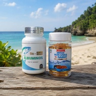 Albuminos Neo Albumino Snakehead Fish Oil Plus Golden Sea Cucumber 60 Capsules for Fast Drying Wound