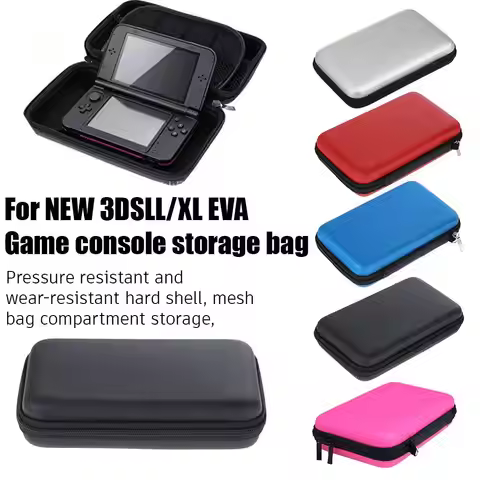 Game Console Storage Bag for NEW3DS XL, NEW3DS LL, 3DS XL, and 3DS LL, Console Storage Bag Portable