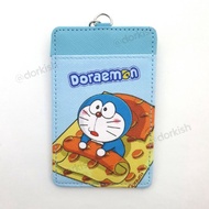 Cute Doraemon Blue Robot Cat Ezlink Card Holder with Keyring