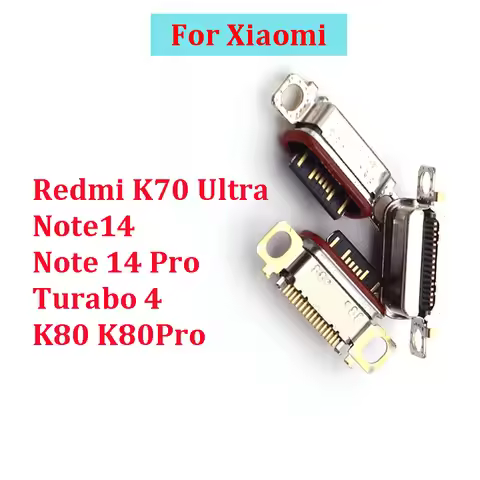 10-20Pcs For Xiaomi Redmi K70 Ultra Note14 Note 14 Pro Turabo 4 K80 K80Pro Turabo Charging Dock Port