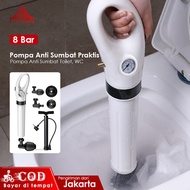 Pompa kloset anti mampet alat pendorong saluran WC toilet Pompa anti tersumbat alat pendorong saluran klosed WC mampet