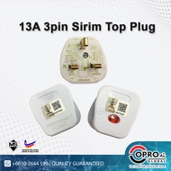 Sirim Test pass 13A 3pin Top Plug with safety fuse