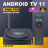 X98K PRO Network Set-Top box RK3566wifi Android 11 tv box 8K HD tv box