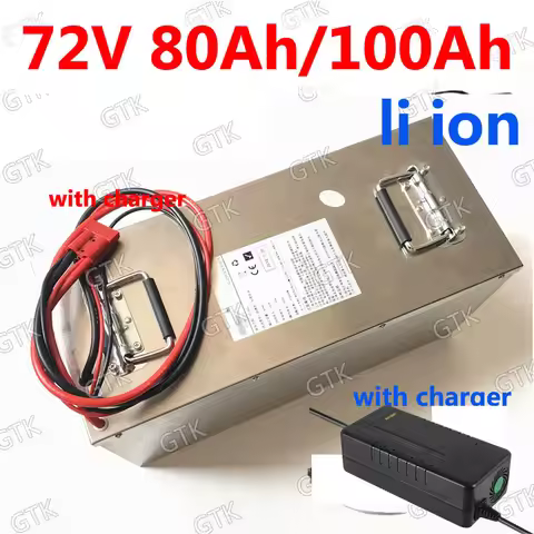 GTK lithium battery 72v 80Ah lithium ion 72v 100ah lithium ion for 7000w two wheeler four wheeler