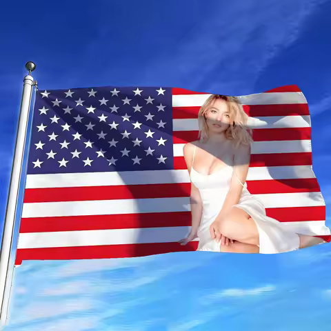 Actor Sydney Sweeney flag For Bedroom Living Bar Garden Outdoor Active Decoration Background And Con