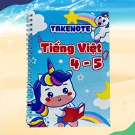 Takenote Vietnamese Notebook 4-5 - A5 paper size (large format) (TH)