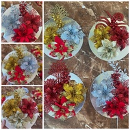 Set of decorative accessories for water towers, cake towers, and fortune towers