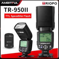 Triopo ไฟฉาย TR-950II + G4ส่งสัญญาณไร้สาย2.4G สำหรับ Nikon Canon 650D 550D 450D 1100D 60D 7D 5D กล้อ