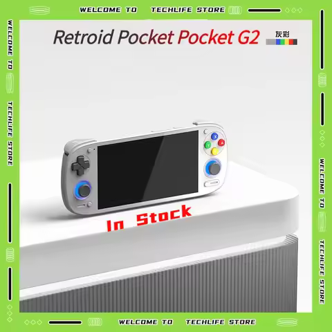 Retroid Pocket G2 Android Handheld Game Console 5.5 Inch 1080P AMOLED Hall Effect Joystick 5000mAh R