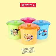 ELEGANT 2.5GL BUCKET + LID LS LION STAR BUCKET/ WITH LID