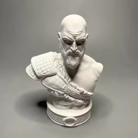 Model plaster statue of God of War sculpture creative desktop fragrance diffusion advanced niche per