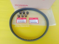 สายพานขับเคลื่อน+เม็ดตุ้มน้ำหนักแท้HONDA Click 125i ปี2012-2014PCX125 ปี2009 อะไหล่แท้ศูนย์HONDA(231