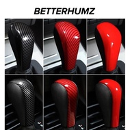 For BMW E90 E60 E92 E87 F01 Carbon Fiber ABS Gear Shift Knob Cover Interior Accessories