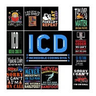 ICD Incredible Coding Diva Text Art Poster  Modern Interior Design Wall Decor Print for Home  Office