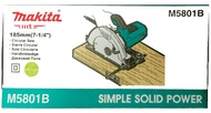 Makita แท้ เครื่องเลื่อยวงเดือน เครื่องตัด ขนาด 7 นิ้ว รุ่น M5801B กำลังไฟ 1050 วัตต์