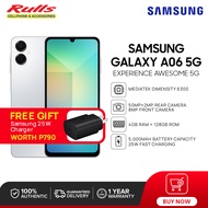 Samsung Galaxy A06 5G Smartphone | 4GB+128GB | MTK Dimensity 6300 | 50MP Main Camera | 90Hz 6.7" HD+