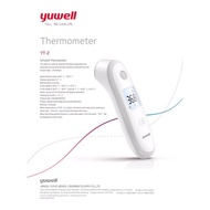 YUWELL YT2 Digital Forehead Infrared Thermometer ( 1 year Warranty )