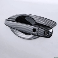 Mitsubishi L200 Triton 2015-2019 Carbon Fiber Chrome Car Door Handle Bowl Cover Styling Accessories