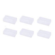 [SG] Hard Plastic Clear Case Holder for 18650 16340 Battery Storage Box (6 Pieces)