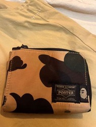Porter X bape 銀包