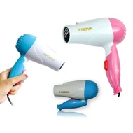 Hair Dryer Mini Lipat Alat Pengering Rambut NOVA N-658 Low Watt