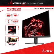 MSI MAG321QR-QD Gaming Monitor 31.5" (IPS Rapid, 170hz, 1ms, WQHD Resolution) [3 Years MSI Warranty]