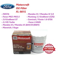 Motorcraft Oil Filter Ford Fiesta Mustang M3 M5 Focus Mondeo Kuga S-Max C-Max Oil Filter - FL-910S