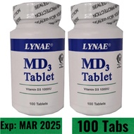 Lynae MD3 Vitamin D 1000iu Tabs 100s