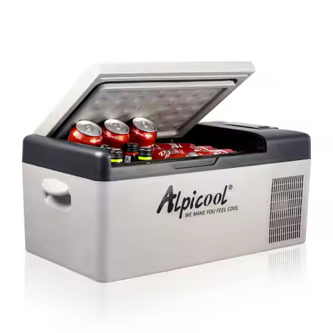 Alpicool C15 Portable Car Freezer,12 Volt Refrigerator, 16 Quart (15 Liter) Fast Cooling 12V Car Fri