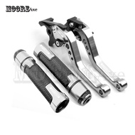 คันโยกคลัตช์เบรกอัลลอยสำหรับยามาฮ่า XSR155 2019-2023 2024ปลอกแฮนด์จักรยานยนต์ยางกันลื่นยาว