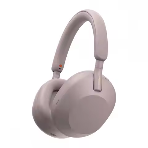 Sony WH-1000XM5 Wireless Noise Cancelling Over-Ear Headphones | Smoky Pink | Open Box