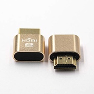 HDMI DDC EDID Dummy Plug,[3840x2160@60Hz New Generation] VGA Virtual Display Adapter Headless Ghost 