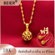 จัดส่งที่ไทย ของแท้100% สร้อยคอ จี้สร้อยคอ สร้อยคอมินิมอล gold jewelry จี้สร้อยคอ ทองคำแท้ ทอง18k แท