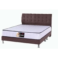 [A-STAR] Queen Bed Frame Divan in Fabric Brown (FREE INSTALL)