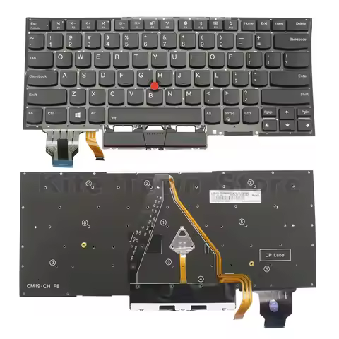 New US Layout Laptop Keyboard Backlit w/ Pointer for Lenovo ThinkPad X1 Carbon 7th Gen 2019 20QD 20Q