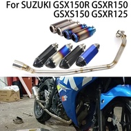 ❣For Suzuki GSX150R GSXR150 GSX-S150 GSXS150 Motorcycle Full Exhaust Systems Motocross Muffler F r☀