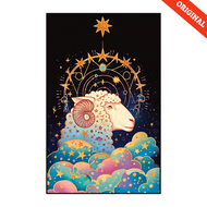 Pl】สัญลักษณ์จักรราศีของจีนสิบสองราศี5D ภาพเพชรคริสตัลแบบทำมือชุดปักเพชรโมเสกเพชรกลมงานปักครอสติช40x6