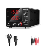 เครื่องจ่ายไฟ dc Adjustable DC Power Supply 0-30V 0-10A DIY Charger 4.2V 24v 36V 48V Lab Bench Power