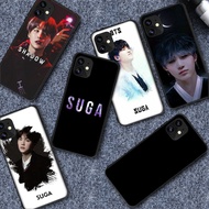 IPhone 12 Phone Case IPhone 11 12 Mini Pro Max SE Soft black shell BTS SUGA