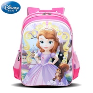 กระเป๋าเป้สะพายหลัง Disney Frozen Princess Elsa สำหรับนักเรียนวัยประถมศึกษาปีที่ 1-3-4 กระเป๋าใส่ของ