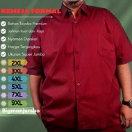 KEMEJA Big size Short Plain Shirts/jumbo Men's Plain Shirts/jumbo oversize Shirts xxl xxxl 3xl 4xl 5