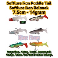 Softlure Fishing Bait Softlure Fish Belanak Fish 7.5cm 14gr
