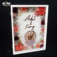 Frame Duit Hantaran Kahwin A4 /book frameA4/Frame duit mas kahwinA4/Ori/white/23x31.5x2.5cm